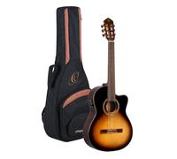 Ortega Classical Guitar Performer Series 4/4 Inclusive Custodia Manico Sottile - Tobacco Sunburst (RCE158SN-TSB)