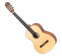 Ortega Guitars Chitarra Concerto per Mancini Slim Neck Full Size - Serie Family - include Gig Bag - top in mogano/abete (R121SN-L)