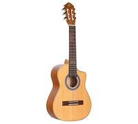Ortega Guitars Chitarra Concerto Requinto Series - corpo profondo - include Gig Bag - cedro / sapele (RQC25)
