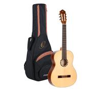 Ortega Guitars Chitarra da concerto 4/4 - Family Series - Include custodia - abete rosso, mogano, lucido naturale (R121G)