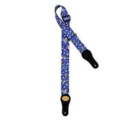 Ortega Guitars KNS-SP Custodia in Nylon per Chitarra con Pelle Scamosciata, 50 mm, Spaceman