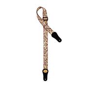 Ortega Guitars KNS-VP-U Custodia in Nylon per Ukulele con Pelle Scamosciata, 37 mm, Voodoo Puppet