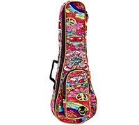 Ortega Guitars KUB-68-SO Borsa Da Trasporto con Spallacci per Ukulele Soprano, Peace 68