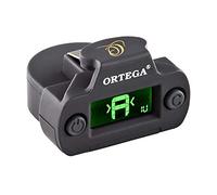 Ortega Guitars OCST-1BK Accordatore Cromatico per Foro di Risonanza, Superficie Rivestita in Gomma