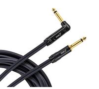 Ortega Guitars OTCI-10 Cavo per Strumenti con Connettore Mute 1/4", 6.3 mm, Dritto/Ad Angolo,PVC Nero, 3 m/0.75 q