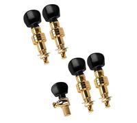 Ortega Guitars OTMBJDC-GO - Piroli professionali per banjo a 5 corde, colore: Oro con pulsanti ABS neri