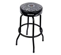 Ortega Guitars Padded Stage Stool - Per Palco, Bar, Studio, Showroom - Altezza 76 cm - White Kaleidoscope (OBS30-WHKC)