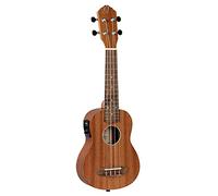 Ortega Guitars RFU10SE Ukulele Soprano Preamplificato Serie Timber con Borsa da Trasporto Inclusa, Sapele Naturale