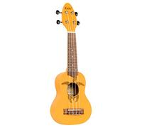 Ortega Guitars Sopranino Tiny Ukulele - Keiki K1 Series - Incisione Sea Turtle - arancione (K1-ORG)