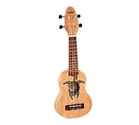 Ortega Guitars Sopranino Tiny Ukulele - Keiki K1 Series - Incisione Sea Turtle - mogano natural (K1-MM)