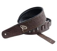 Ortega Guitars Genuine Leather Strap - Chitarra & Basso Acustici/Elettrici - Regolabile - Byzantine Series - Byzantine Cocoa (OSBY-2)
