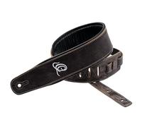 Ortega Guitars Tracolla per Chitarra Regolabile - Chitarra Acustica / Elettrica, Basso Acustico / Elettrico - Classic Series - Vera Pelle, Roman Marble (OSCL-1)