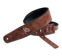 Ortega Guitars Genuine Leather Strap - Chitarra & Basso Acustici/Elettrici - Regolabile - Classic Series - Vintage Caramel (OSCL-5)