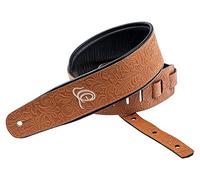 Ortega Tracolla per chitarra e basso in vera pelle regolabile – Byzantine Bourbon (OSBY-4)