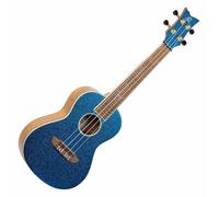 Ortega Guitars Ukulele Concerto blu - Element Series - include Deluxe Gig Bag - abete/catalpa (RUEL-MBL)