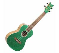 Ortega Guitars Ukulele Concerto verde - Element Series - include Deluxe Gig Bag - abete/catalpa (RUEL-MGR)