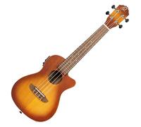 Ortega RUDAWN-CE Ukulele da Concerto Serie Earth Acustico Elettrico a 18 tasti