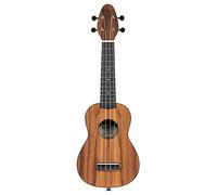 Ortega Guitars Ukulele Soprano acustico - Keiki K3 - Starter Kit include Accordatore, Tracolla, 5 Plettri Medium e Borsa con Coulisse - acacia (K3-ACA)
