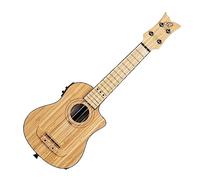 Ortega Guitars Ukulele Soprano elettro-acustico - Bamboo Series - include Deluxe Gig Bag - bamboo (RUNAB-SO)