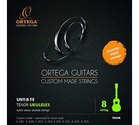 Ortega Guitars UNY-8-TE Corde per Ukulele in Nylon, 8 Unità per Ukulele Tenore
