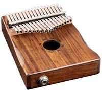 Ortega Kalimba Pollice Piano elettro-acustico - Lizard Series - 17 note - Do Maggiore - Meditazione, LoFi, Concerti Live - Custodia Deluxe, Cover Bag, Martelletto Accordatura, Panno di Pulizia (OKB1E)