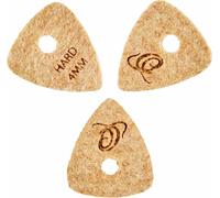 Ortega Guitars OGP-F-H3 Peltri in Feltro per Strumenti E Ukulele con Corde in Nylon, 4 mm Hard, Confezione da 3 Unità