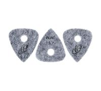 Ortega Guitars OGP-F-S3 Peltri in Feltro per Strumenti E Ukulele con Corde in Nylon, 3 mm Soft, Confezione da 3 Unità