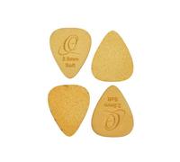 Ortega Guitars OGP-FTS Plettri Morbidi Flex Tech da 2.5 mm, Oro Vivo, Confezione da 4