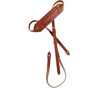 Ortega Guitars Tracolla per Mandolino Regolabile - per Mandolini - Vera Pelle, Brown (OSM-BR)
