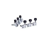 Ortega OTMEG33-CR - Set di Meccaniche per Chitarra elettrica, 3+3, cromate