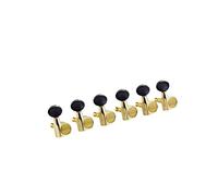 Ortega OTMEG6L-GO - Set di Meccaniche per Chitarra elettrica, 6 in Linea, oro