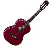 Ortega Guitars Chitarra Concerto Rossa Misura 7/8 - Serie Family - include Gig Bag - mogano/top in abete (R121-7/8WR)