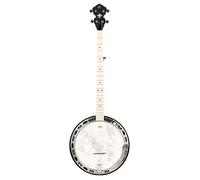 Ortega Raven Series Banjo 5 String Lefty - Trasparente Carbone + Custodia (OBJE400TCO-L)
