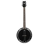 Ortega Raven Series Banjo 6 String Lefty - Nero satinato + Custodia (OBJE356-SBK-L)