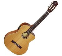 Ortega RCE131 4/4 Natural Chitarra Classica per Concerto con Preamplificatore