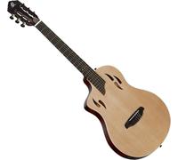 Ortega RTPSTD-NAT-L TourPlayer Deluxe - Chitarra da concerto 4/4 per mancini, custodia inclusa