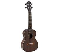 Ortega RUCOAL Ukulele da concerto serie EARTH Coal Black, Mogano