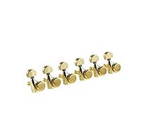 Ortega - Set di Meccaniche per Chitarra, 6 in Linea, oro (OTMLOCK6L-GO)