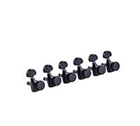 Ortega - Set di Meccanismi per Chitarra, 6 in Linea, Nero Lucido (OTMLOCK6L-GB)