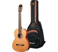Ortega Traditional Series - Chitarra con corde in nylon, realizzata a mano in Spagna, con custodia professionale, Lefty (R18S-L)