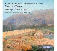 Claudio Ortensi e Anna Pasetti – Opere per flauto e arpa – CD – Tactus