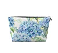 Ortensia acquerello stampato, Borsa da toilette Borsa per trucco Borsa per cosmetici Borsa da toilette da viaggio portatile