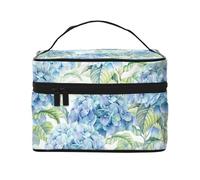 Ortensia acquerello stampato, Borsa per il trucco Borsa per cosmetici Borsa da viaggio portatile da viaggio Astuccio per matite