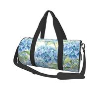 Ortensia acquerello stampato, Borsone da viaggio di grande capacità Borsa rotonda Borsa da viaggio sportiva Borsa da viaggio Borsa da fitness