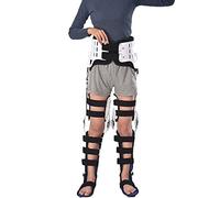 Ortesi per gamba con tutore fisso per caviglia e ginocchio - Ortesi per caviglia e anca per frattura femorale, paralisi degli arti inferiori - Supporto per riabilitazione ortopedica del ginocchio