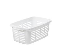 Orthex Cesto portabiancheria 30 L | Bianco | Casa, bagno, lavanderia, giocattoli, riviste, attrezzi sportivi | Manici ergonomici | L57 x W36 x H23 cm