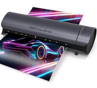 Orthland Plastificatrice A3 con 30 Foglio di Laminazione, 9 in 1 Plastificatore per A3 A4 A5 A6, Caldo e Freddo con Taglierina e Arrotondatore per Scuola Casa Ufficio Documenti, Riscaldamento Veloce