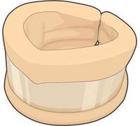 Ortho - Collare Cervicale Ortopedico Semirigido Medio Taglia 3