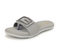 ORTHO JOY Calzature mediche da donna|| Calzature e pantofole fantasia per le donne || Sandali ortopedici da donna fantasia per le donne, grigio, 7 UK