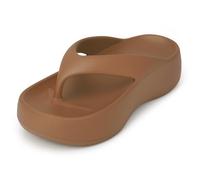 ORTHO JOY Pantofole ortopediche da donna | Infradito comode in EVA con supporto per arco plantare e tallone | Cerniere antiscivolo leggere per alleviare il dolore del piede - ideali, havana, 35 EU